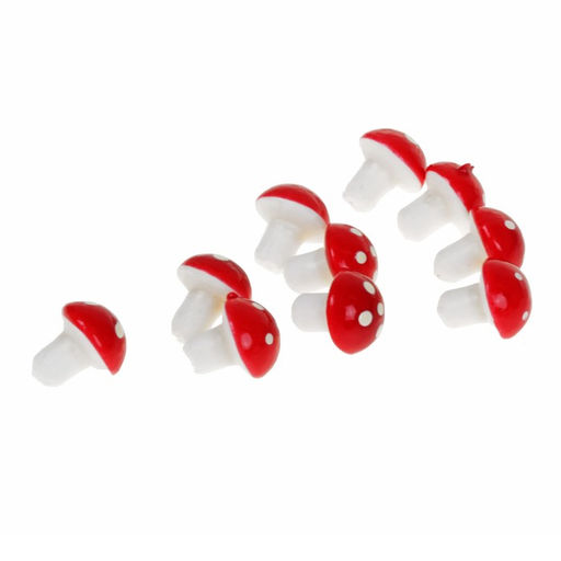 Счётный материал «Грибочки», набор 12 шт., размер 1 шт. — 2.5 см