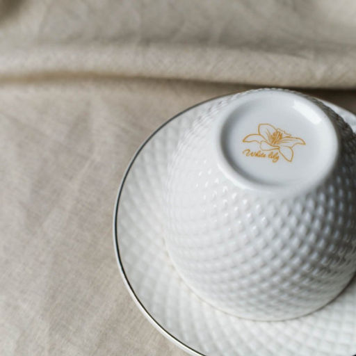 Чайный набор 2 предмета 250 мл PVC / TC69E-2PV 230 /уп 36/ костяной фарфор - Галеонтрейд фото 7