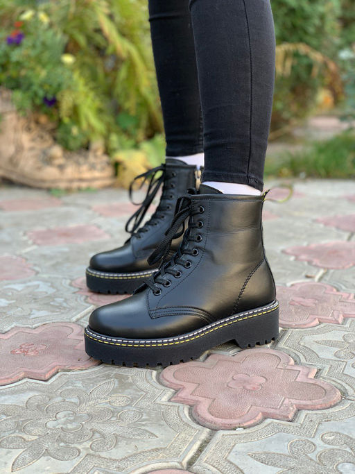 Ботинки 320.astra22bl.black /шерсть