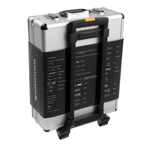 Набор инструментов для авто и дома DEKO DKMT187, металлический кейс, 187 предметов