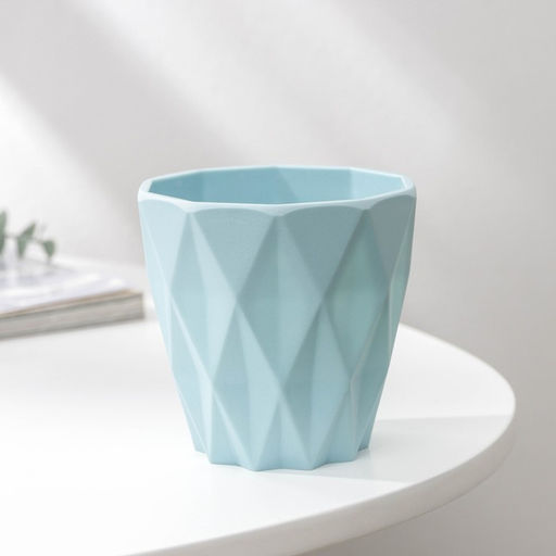 Кашпо для цветов «Лофт», меламин, 400 мл, МИКС