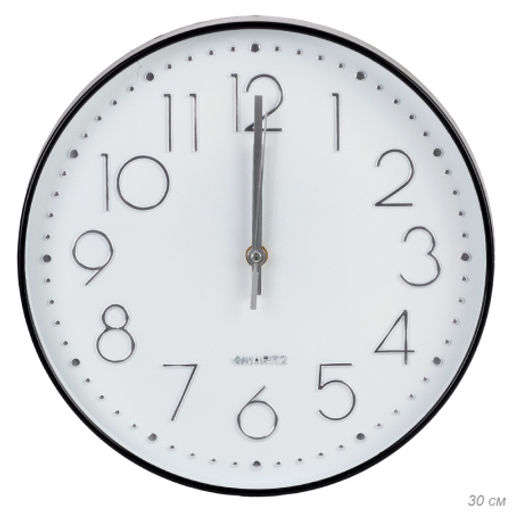 Часы настенные 30 см / 8013BW /уп 30/