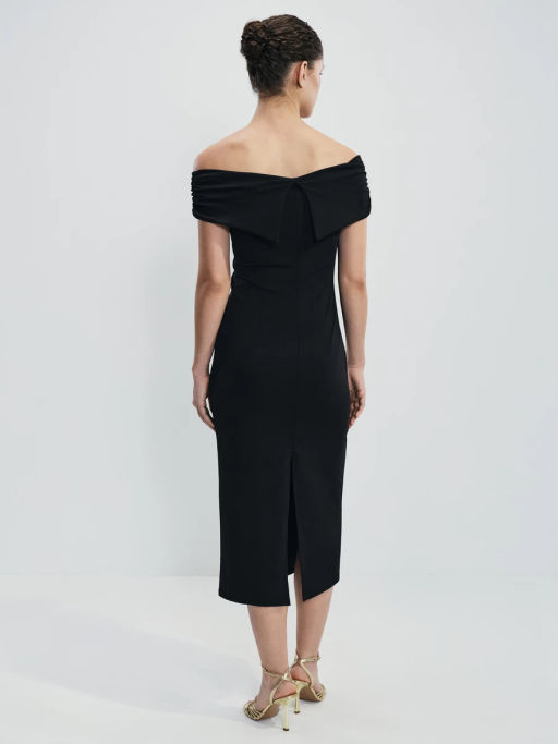 Платье миди с открытыми плечами / Zarina