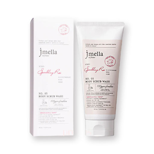 Jmella In France Sparkling Ros? Body Scrub Wash, 200ml - Парфюмированный скраб для тела