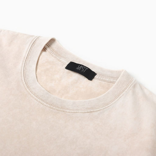 Футболка из вареного хлопка женская Mist Don&apos;t touch me, размер M, молочная