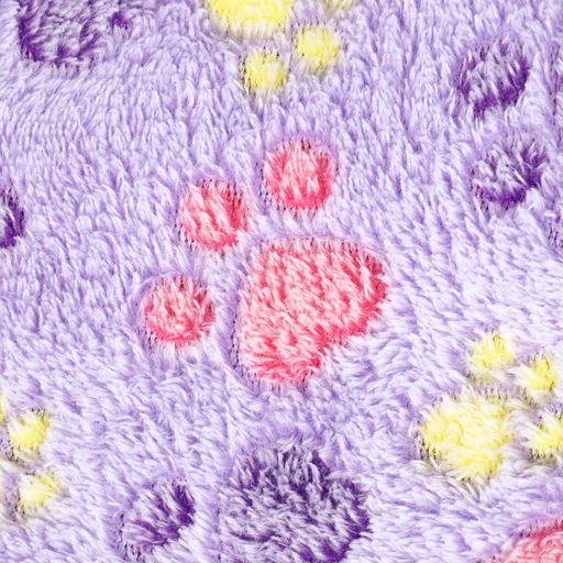 Коврик для отдыха животных, двусторонний (флис+ротанг), 40 х 30 см, сиреневый - Пижон фото 4