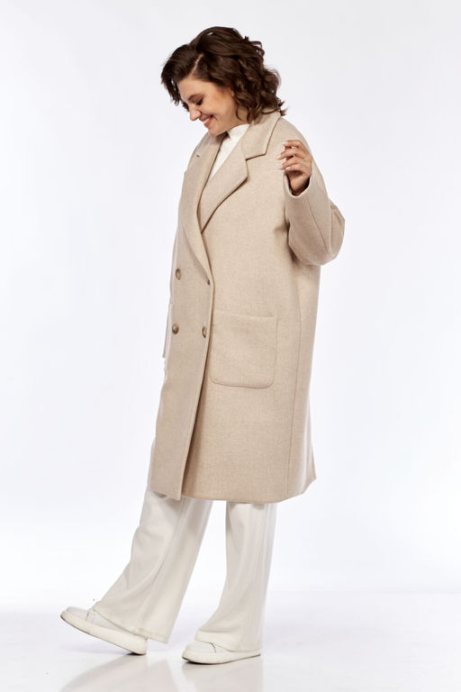 Пальто Diamant 1999 пудра фото 5