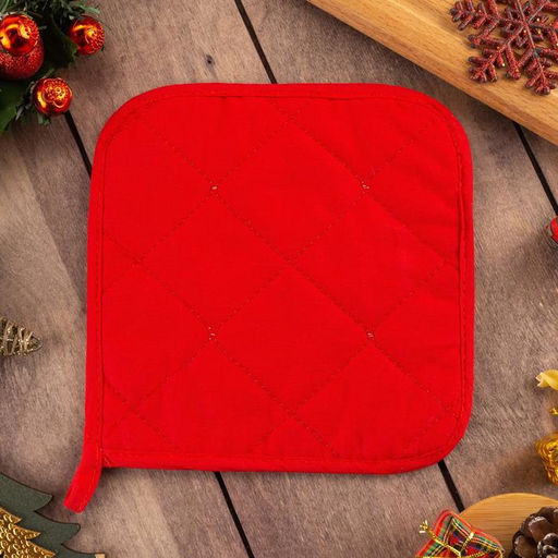 Прихватка Новогодняя ярмарка 19х19см, саржа, 100% х/л,ватин 250г/м2 - Этель фото 5