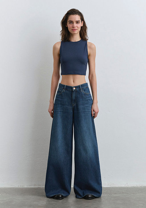 Mimi Iconic Koyu Mavi Jean Pantolon