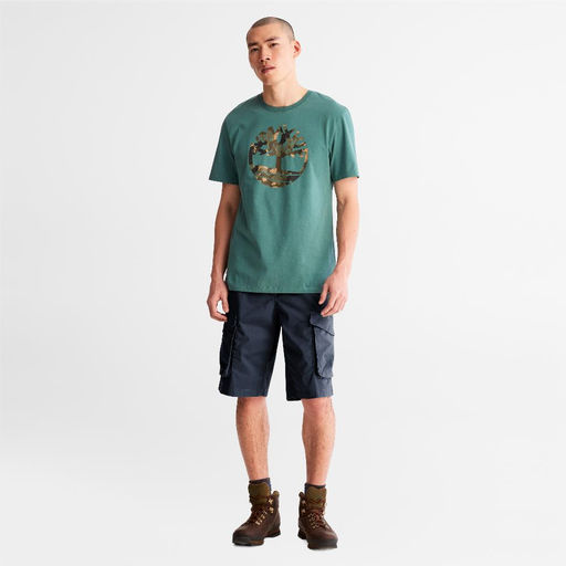 Шорты Timberland TFO Cargo Short Twill Relaxed темно-синие  фото 2