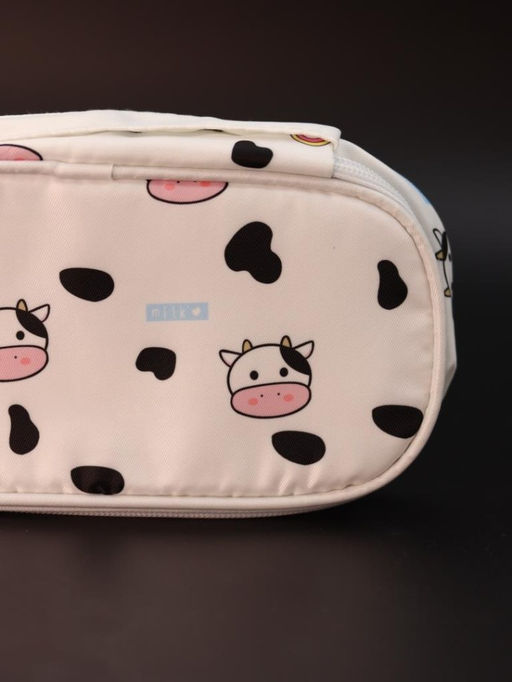 Пенал-косметичка "Funny animals", white (20*12*6.5 см)