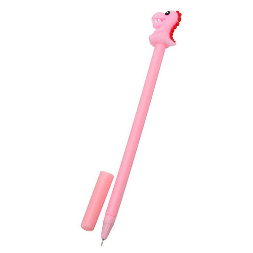 Ручка гелевая-прикол Дракон, розовый (штрихкод на штуке) - Calligrata фото 2