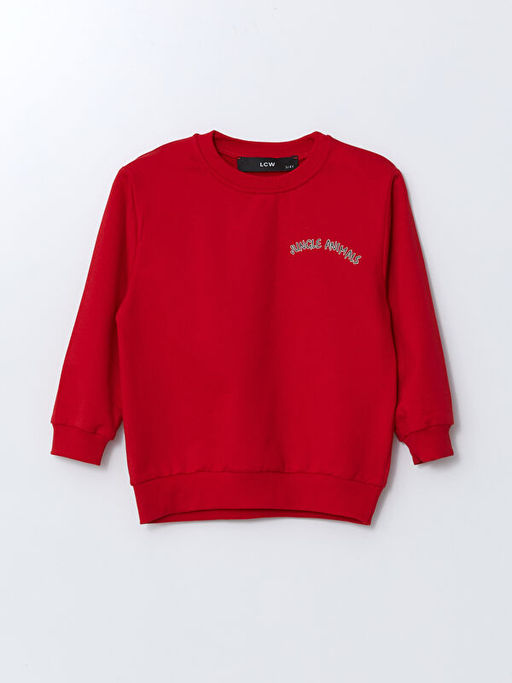 Bisiklet Yaka Bask?l? Erkek Bebek E?ofman Tak?m - Waikiki фото 2