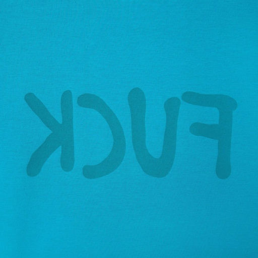 Футболка женская MINAKU Fuck, голубая, размер 46