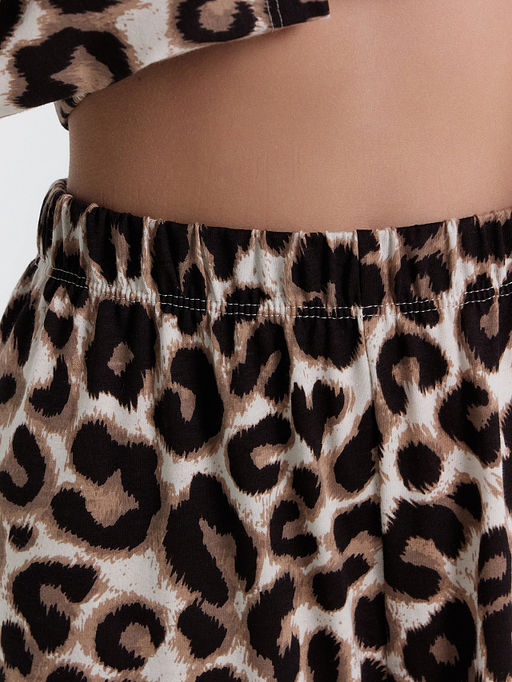 Комплект женский (блузка, брюки) с леопардовым принтом - Mark formelle фото 7