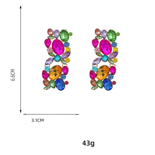 Серьги длинные на гвоздиках арт. 13 1639 (id 267286) - Rada фото 3