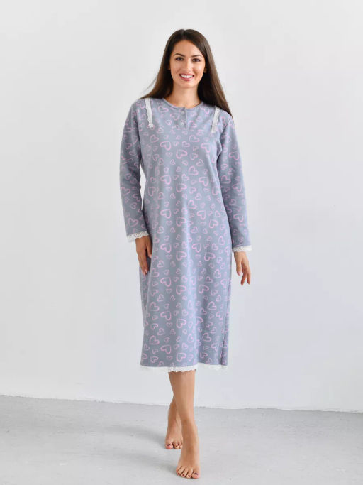 Сорочка женская Нина Голубой - Modamica фото 23