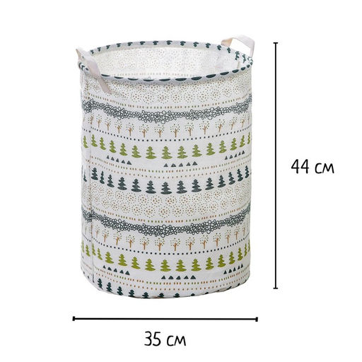 Корзина для игрушек «Лес», 35×35×44 см