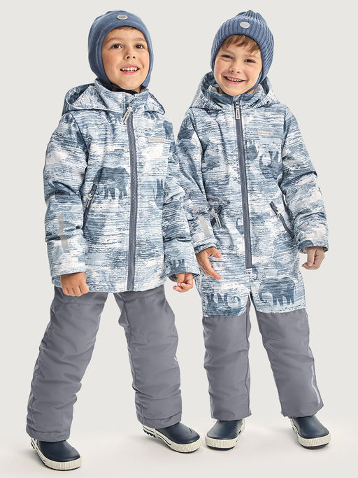 Костюм 7м1526 деним/серый