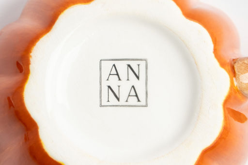 Кружка, 450 мл, с крышкой, керамика, оранжево-зеленая, Тыква, Bright pumpkin - Anna lafarg фото 7