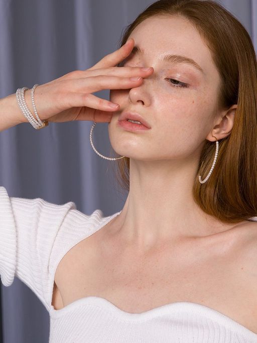 Браслет с магнитной застежкой из сплава золотистого цвета - Модные истории фото 5