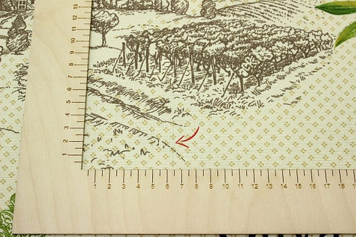 Рогожка Итальянская провинция цв.шампань, СОРТ2, ш.1.5м, хлопок-100%, 165гр/м.кв - Купава фото 8