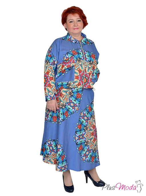 Юбка Модель №1490 размеры 44-84 - Plusmoda фото 6