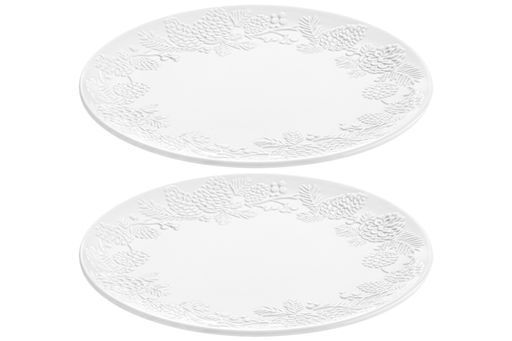 Набор тарелок 2 пр. 26*26*2,5 см Шишки - Elan gallery фото 6