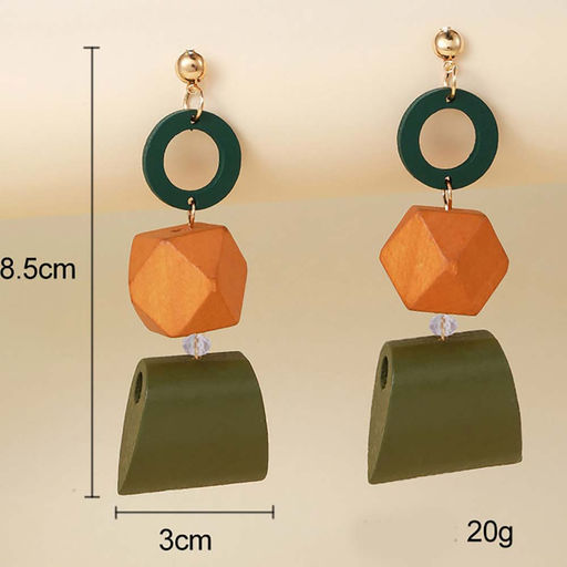 Серьги длинные на гвоздиках арт. 13 3227 (id 274511) - Rada фото 3