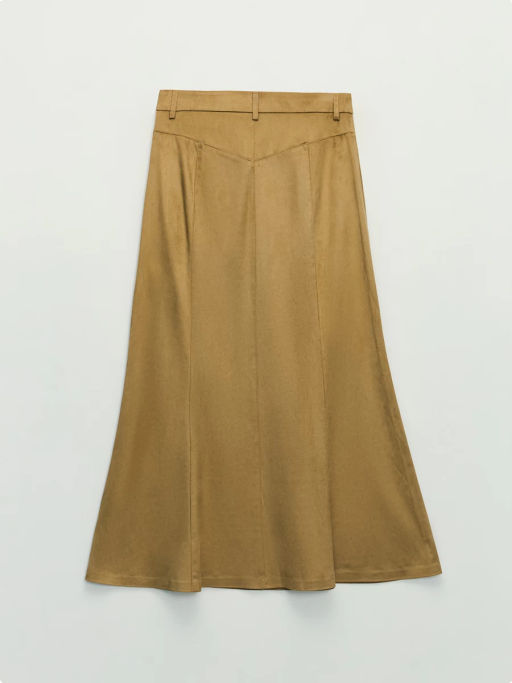 Юбка макси из искусственной замши ZR2604023503-63 / Zarina фото 7