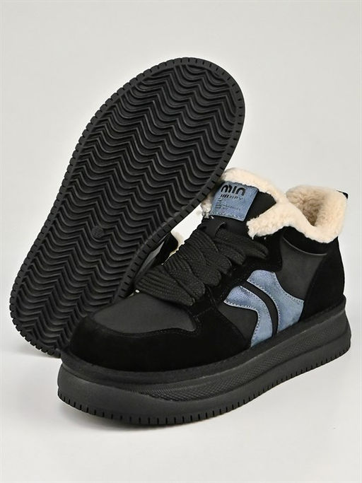 Кеды женские зимние теплые/ Ботинки зимние A400-4M - Piniolo фото 5