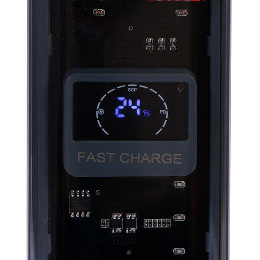 Внешний портативный аккумулятор CRR-29, 20000 мАч, 2USB, 3 А, с дисплеем, быстрая зарядка, серый - Simaland фото 5