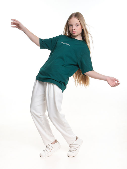 Брюки спортивные для девочки 22-3209 белый - Mini maxi фото 14