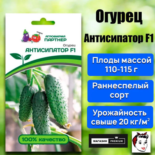 Огурец партенокарпический Антисипатор - Партнер фото 9