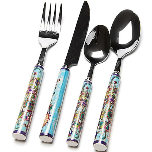 24920 Стол/набор 24пр фарфор/ручка ВЕРСАЧЕ МВ (х6) - Mayer&boch фото 2