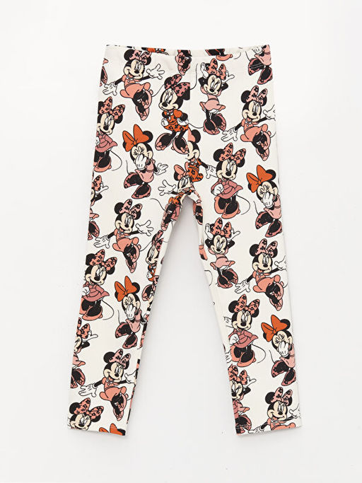 Beli Lastikli Minnie Mouse Bask?l? K?z Bebek Tayt
