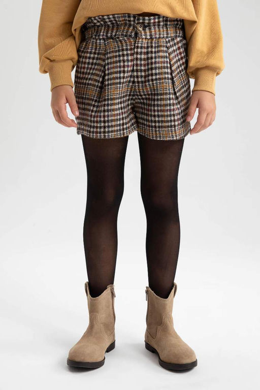 Клетчатые шорты для девочек - Defacto фото 7