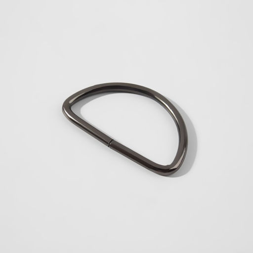 Цена за 3 шт. Полукольцо для сумок, d = 40 мм, толщина - 3 мм, 10 шт, цвет никель - Арт узор фото 2