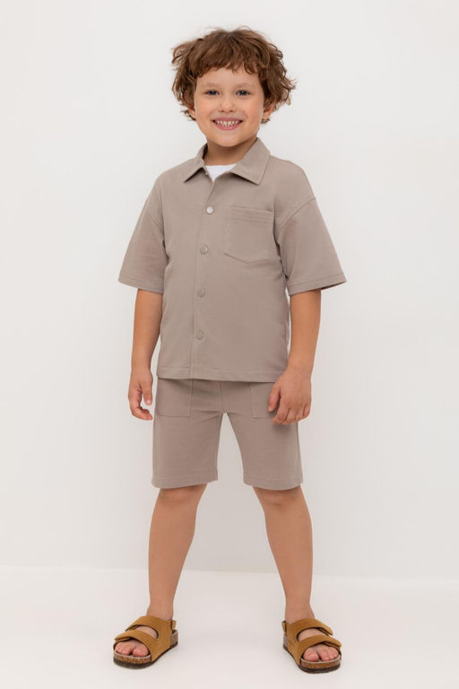 КР 400814/коричневый к556 шорты для мал - Crockid фото 7