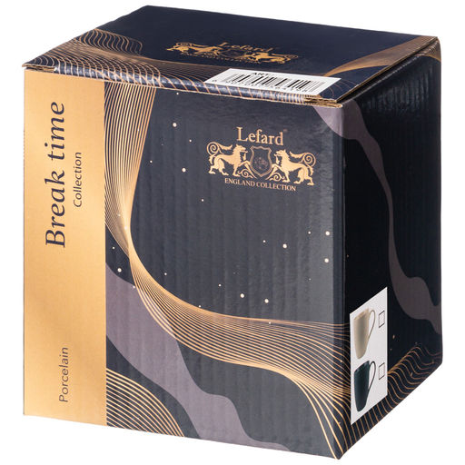 КРУЖКА ТЕМНО-СЕРАЯ 380 МЛ - Lefard фото 2