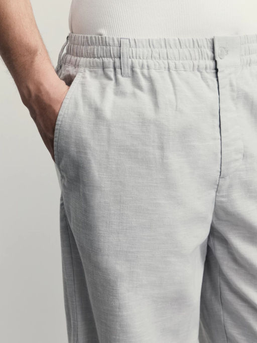 Брюки relax fit со льном / Zarina  фото 6