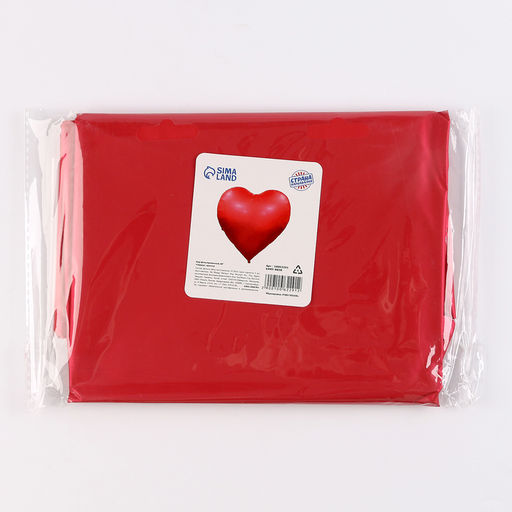 Воздушный шар фольгированный 68" «Сердце красное»