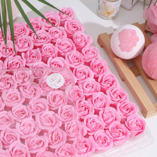 Розы мыльные розовые, набор 81 шт. - SB BEAUTY фото 4