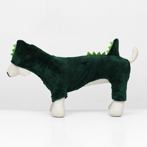 Комбинезон Дракоша с капюшоном, размер S (ДС 25 см, ОГ 35 см, ОШ 25 см), зелёный - Simaland фото 4