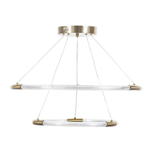 Светильник «Рингас» 2хLED 68 Вт 3000-6000К золото 57×57×120 см BayerLux