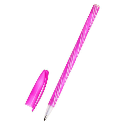 Набор ручек шариковых, 0.5 мм, 4 штуки Спираль, стержень синий, флуоресцентный корпус, МИКС - Calligrata фото 2