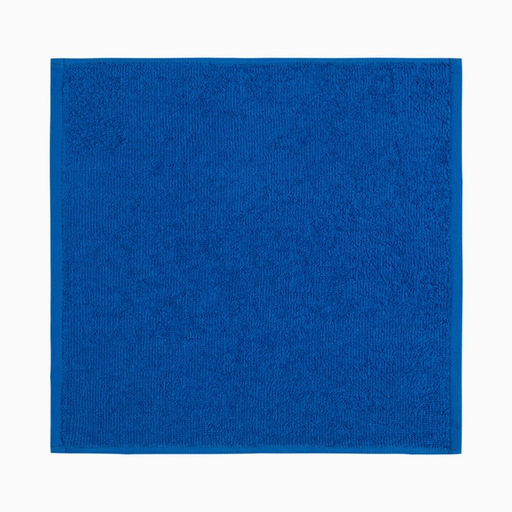 Полотенце махровое Этель 30х30 см, цвет индиго, 100% хлопок, 340 г/м2  фото 2