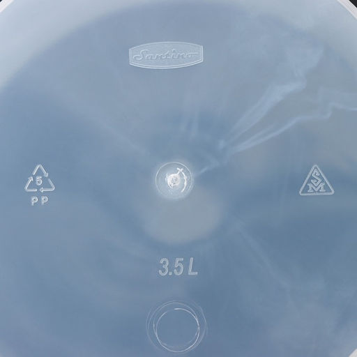 Кашпо для цветов со вставкой Santino «Арте», 3.5 л, пластик, прозрачное