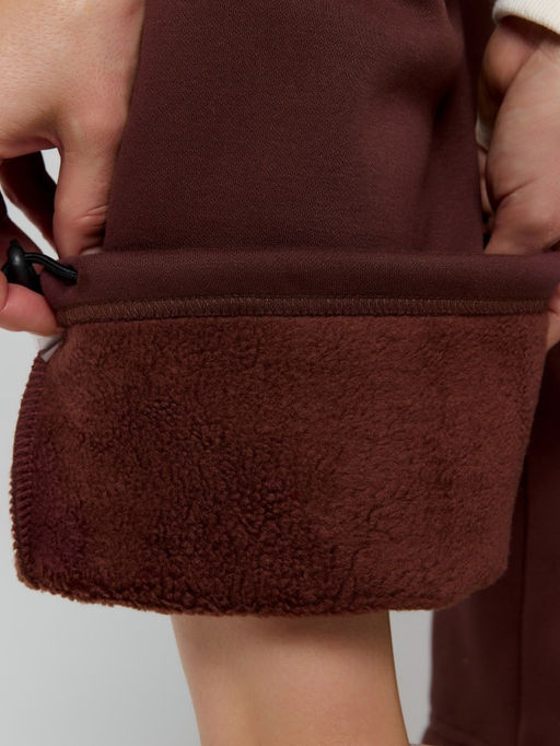 349 Брюки-трансформеры утепленные, шоколад - Knitka wear фото 3