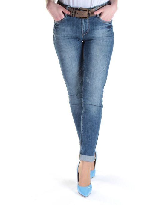 D357 BLUE Джинсы зауженные женские DIOVES